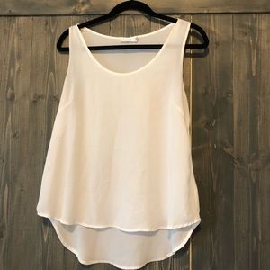 Lush White Tank